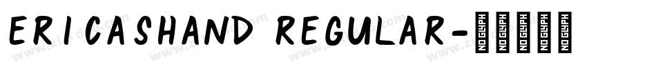 EricasHand Regular字体转换